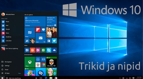 Windows 10 nipid ja trikid