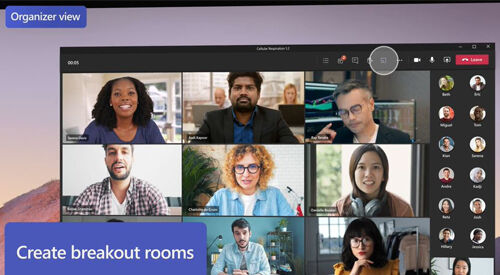 Teams Virtual Breakout Room funktsionaalsus