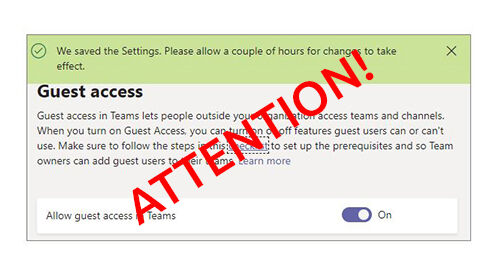 Oluline muudatus Microsoft Teams seadistuses!