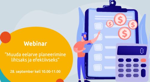 Webinar | Muuda eelarve planeerimine lihtsaks ja efektiivseks